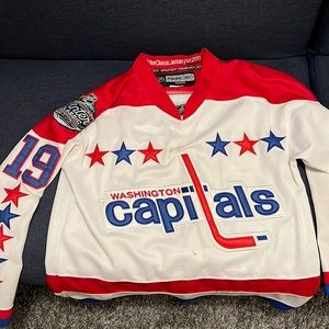 Washington Capitals Winter Classic Nicklas Backstrom throwback hockey jersey